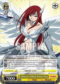 "Heaven's Wheel Armor" Erza (SR) SR waifu card — Weiss Schwarz